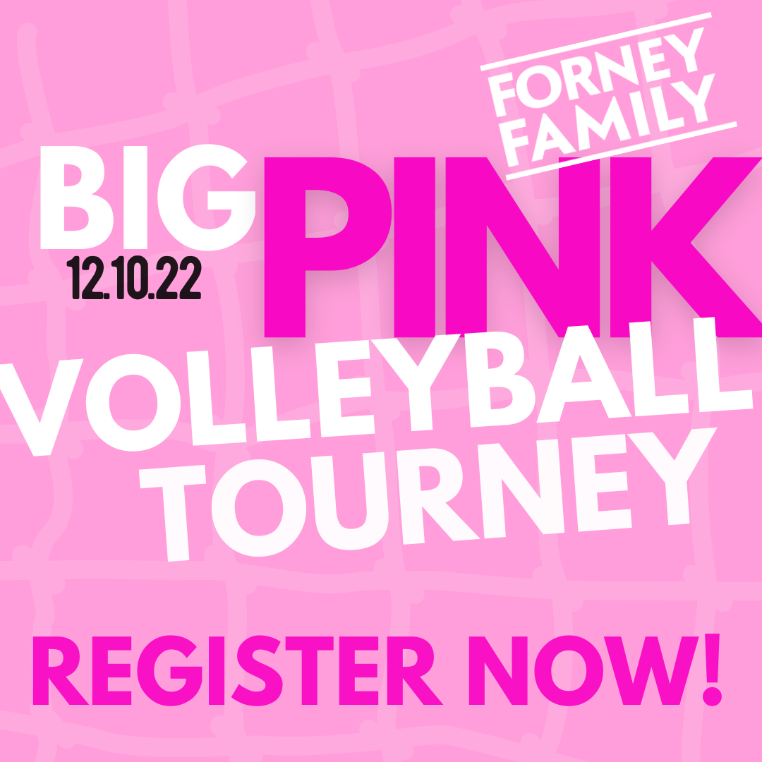  Big Pink Volleyball
